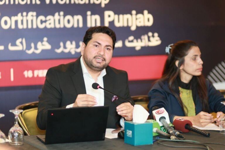 Nutrition International stresses food fortification to tackle malnutrition in Punjab