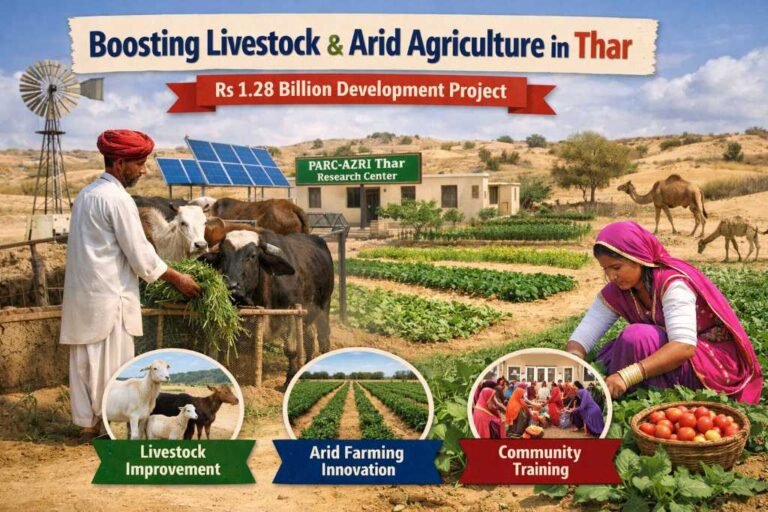 Rs1.28bn project planned to boost livestock, arid agriculture in Thar