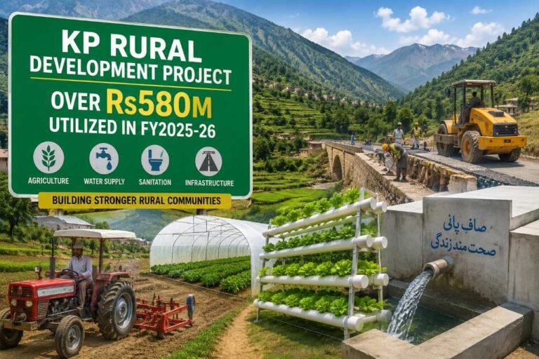 Over Rs580m utilized under KP rural uplift project in FY2025-26