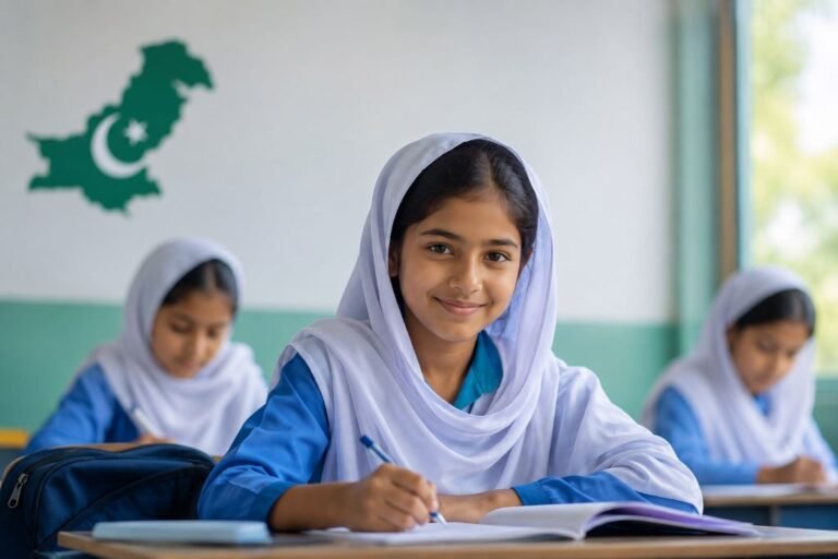Female school attendance climbs to 57% in Pakistan