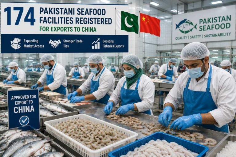 174 Pakistani fish processing plants enlisted with China for exports