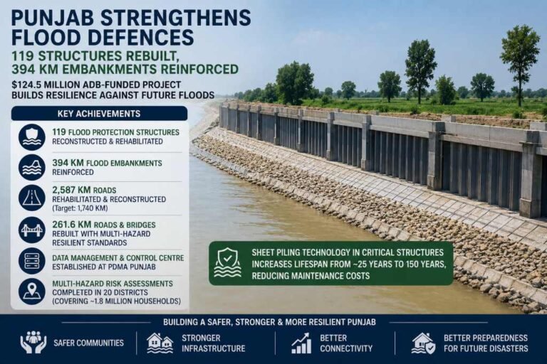 119 structures rebuilt in Punjab to minimize future flood devastation