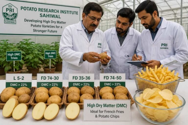 Pakistan develops four potato varieties for fries, chips industry