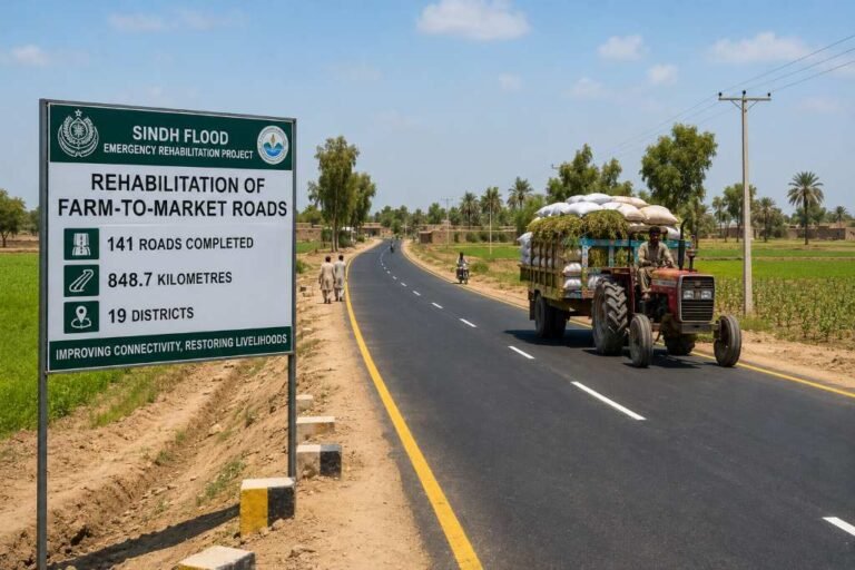 Sindh rehabilitates 141 farm-to-market roads across 19 districts