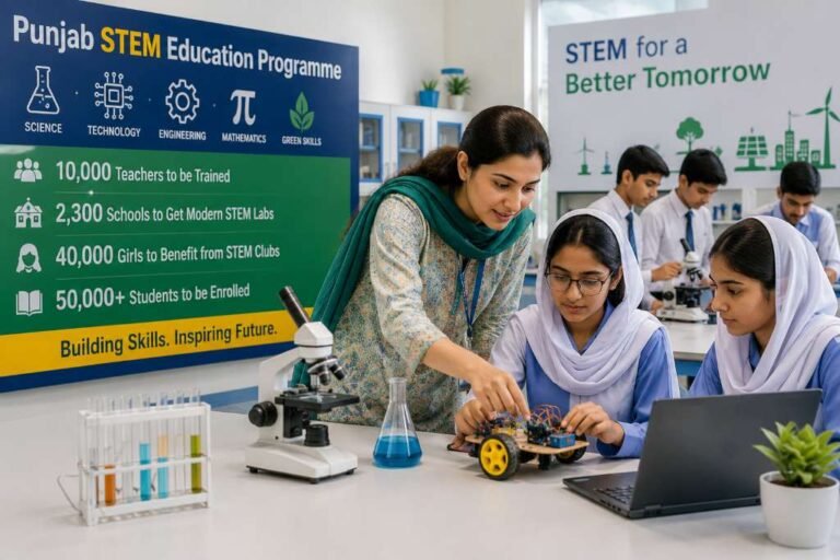 Punjab to train 10,000 teachers in STEM, green skills