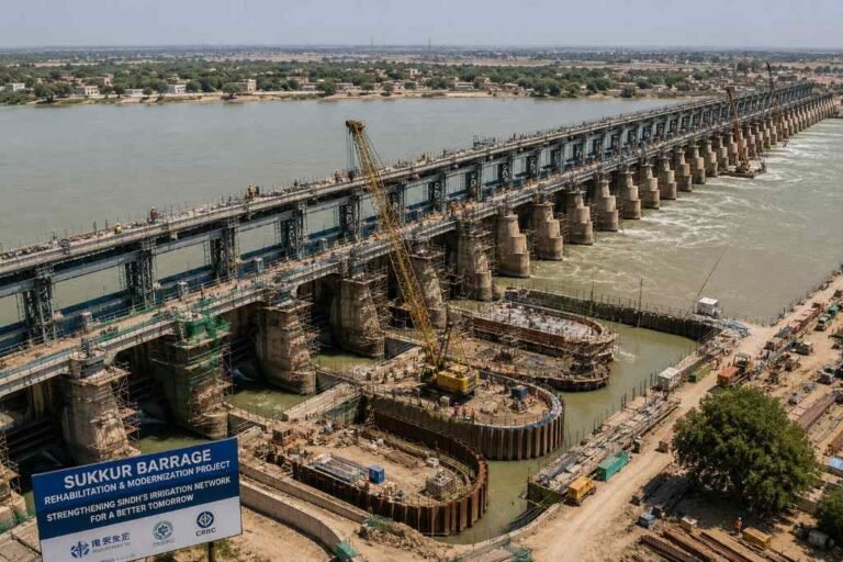 Rs 23.44bn Sukkur Barrage upgrade project to complete in Feb 2027