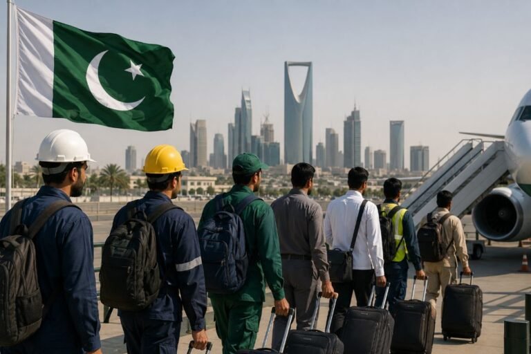 Pakistan plans to deploy 1 million workers to Saudi Arabia by 2030