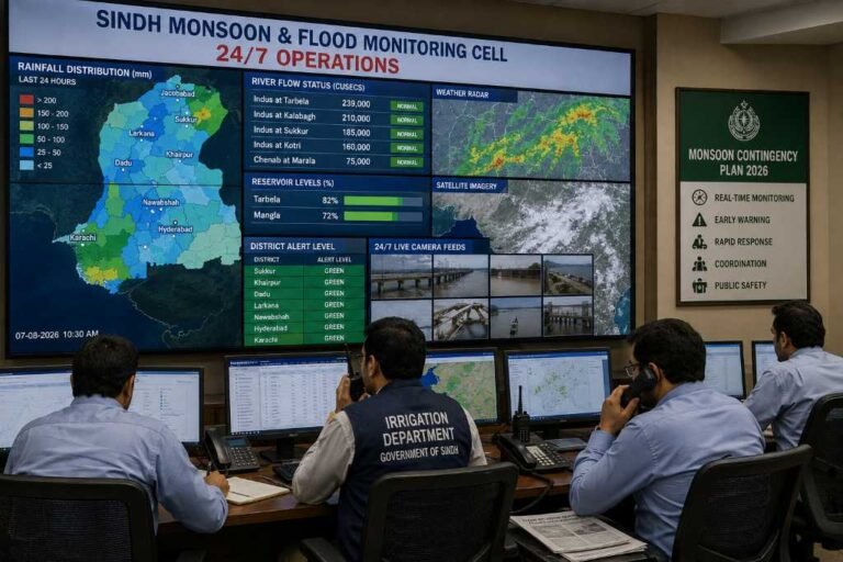Sindh launches 24/7 flood monitoring system