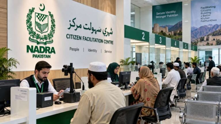NADRA establishes 43 citizen facilitation centres across 11 KP districts