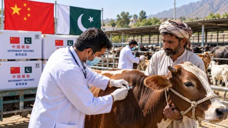 China’s vaccine assistance boosts Pakistan’s livestock disease-control efforts